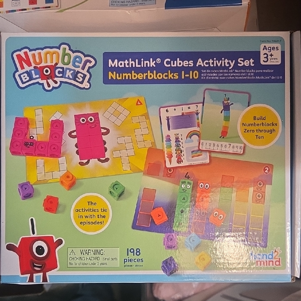 Numberblocks MathLink Cubes Activity Set - Multicolor